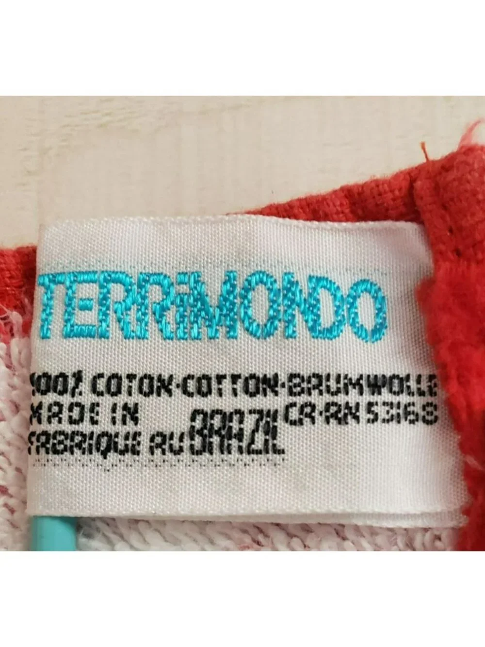 Vintage ABC Design Towel Set, Bath, Hand, Wash Cloth, Alphabet Terrimondo Cotton